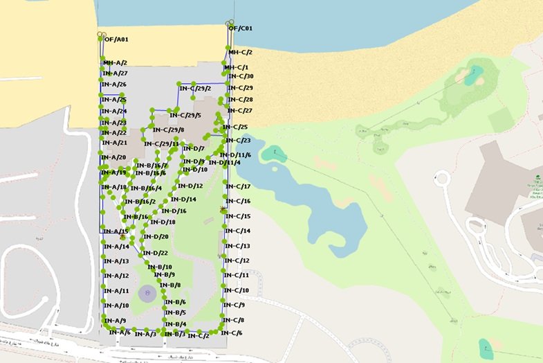 Stormwater modelling of a coastal development network in InfoWorks ICM, Abu Dhabi